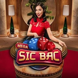 Mega Sic Bac slot logo by Pragmatic Play at Helabet