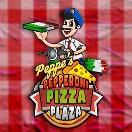 Peppe’s Pepperoni Pizza Plaza logo by Pragmatic Play at Helabet