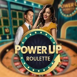 PowerUP Roulette game by Pragmatic Play – logo hosted on Helabet