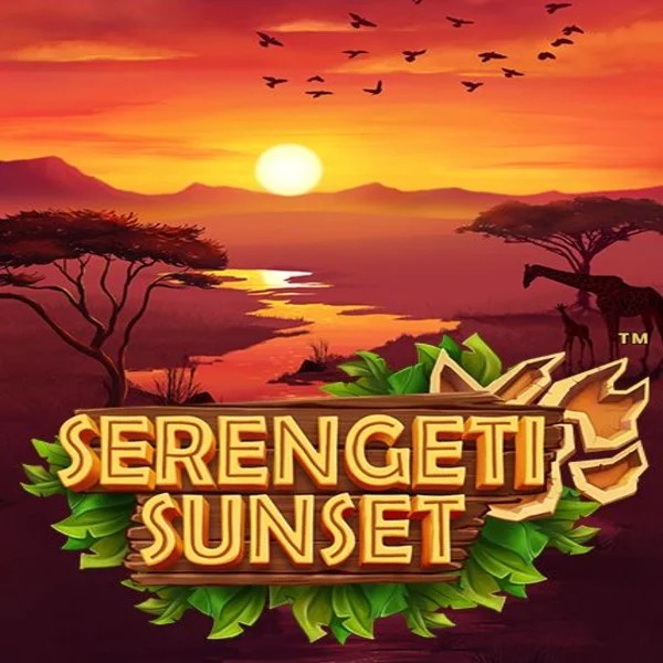 Serengeti Sunset by Skywind Group, showcased at hela.bet – game logo